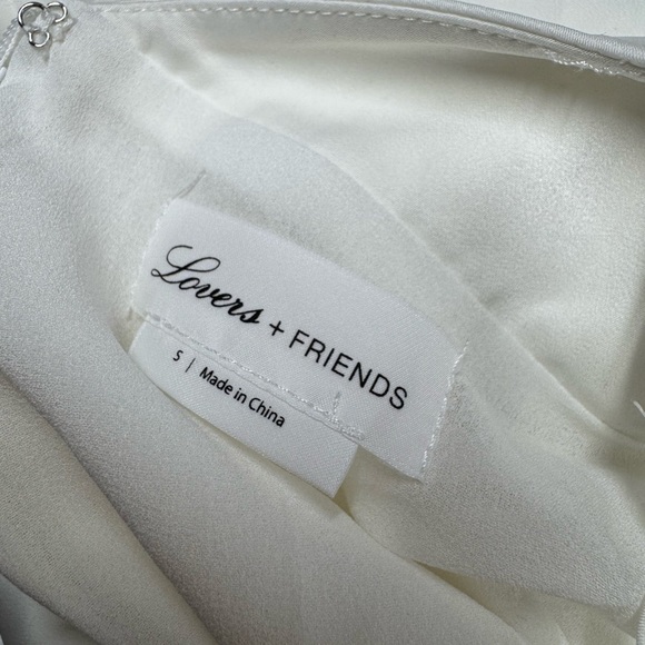 NWOT REVOLVE LOVERS & FRIENDS Anyssa Gown White S - Picture 12 of 12